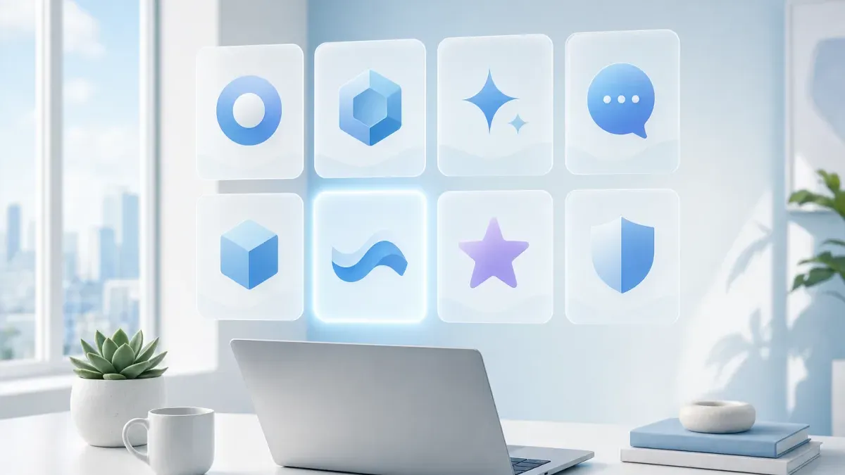 Comparison of the 8 best AI chatbot platforms in 2026 displayed as cards