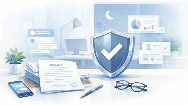 Insurance agency agent reviewing after-hours quote leads pre-qualified by AI, showing LOB, renewal date, and reason for shopping