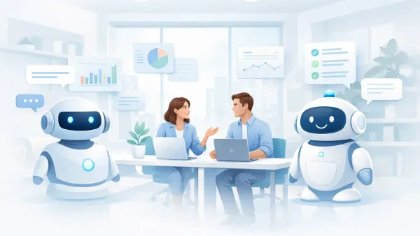 Side-by-side comparison of Gnosari AI data collection chatbot and Intercom customer messaging platform