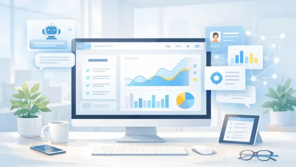 SaaS product dashboard showing AI onboarding conversation collecting use case and role — routing a new user to their fastest path to value before first-week dropout